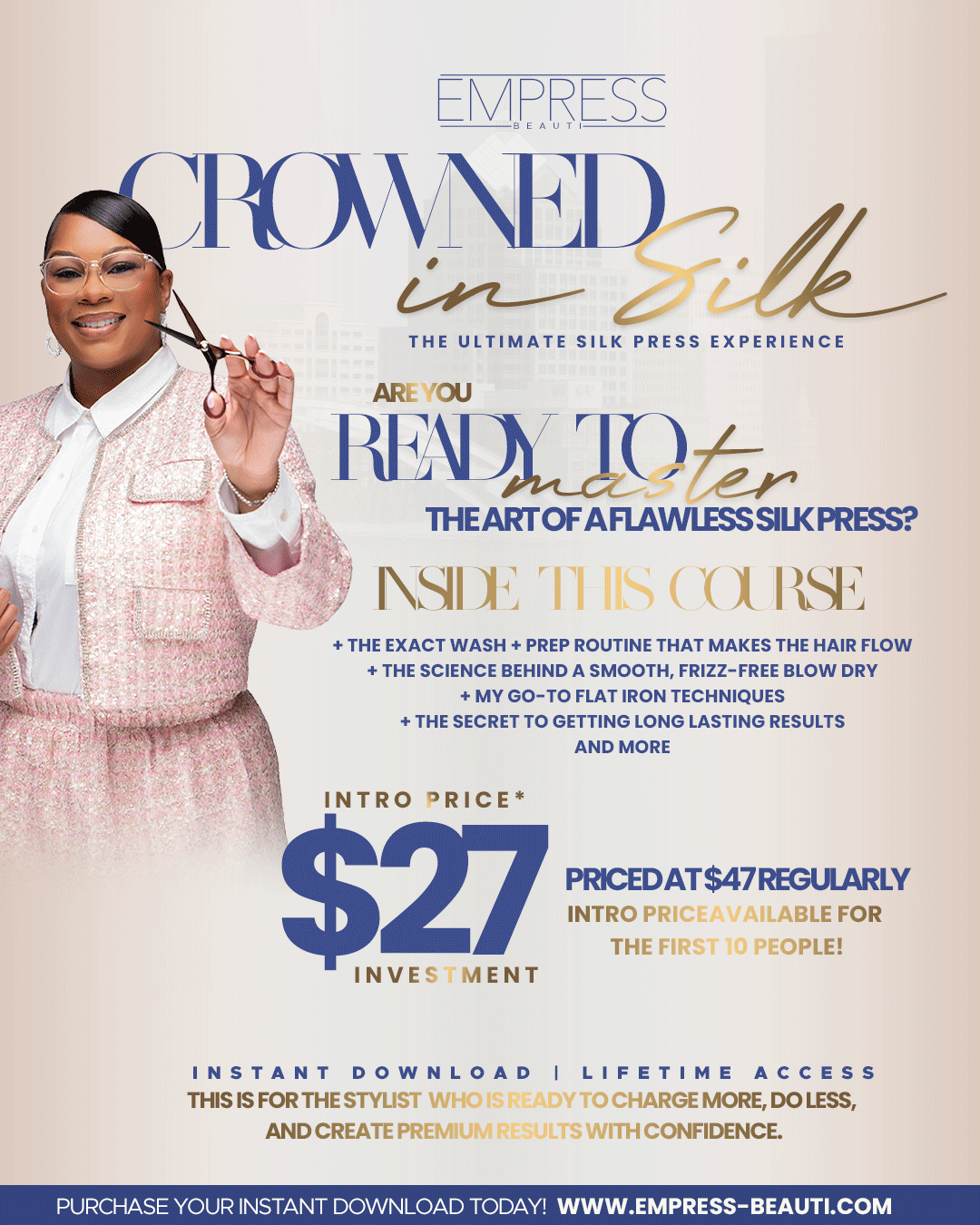 Crowned in Silk: The Ultimate Silk Press Experience