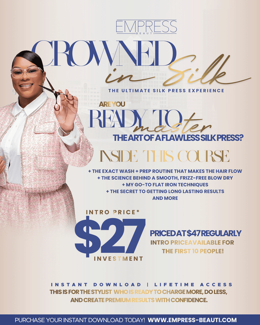 Crowned in Silk: The Ultimate Silk Press Experience